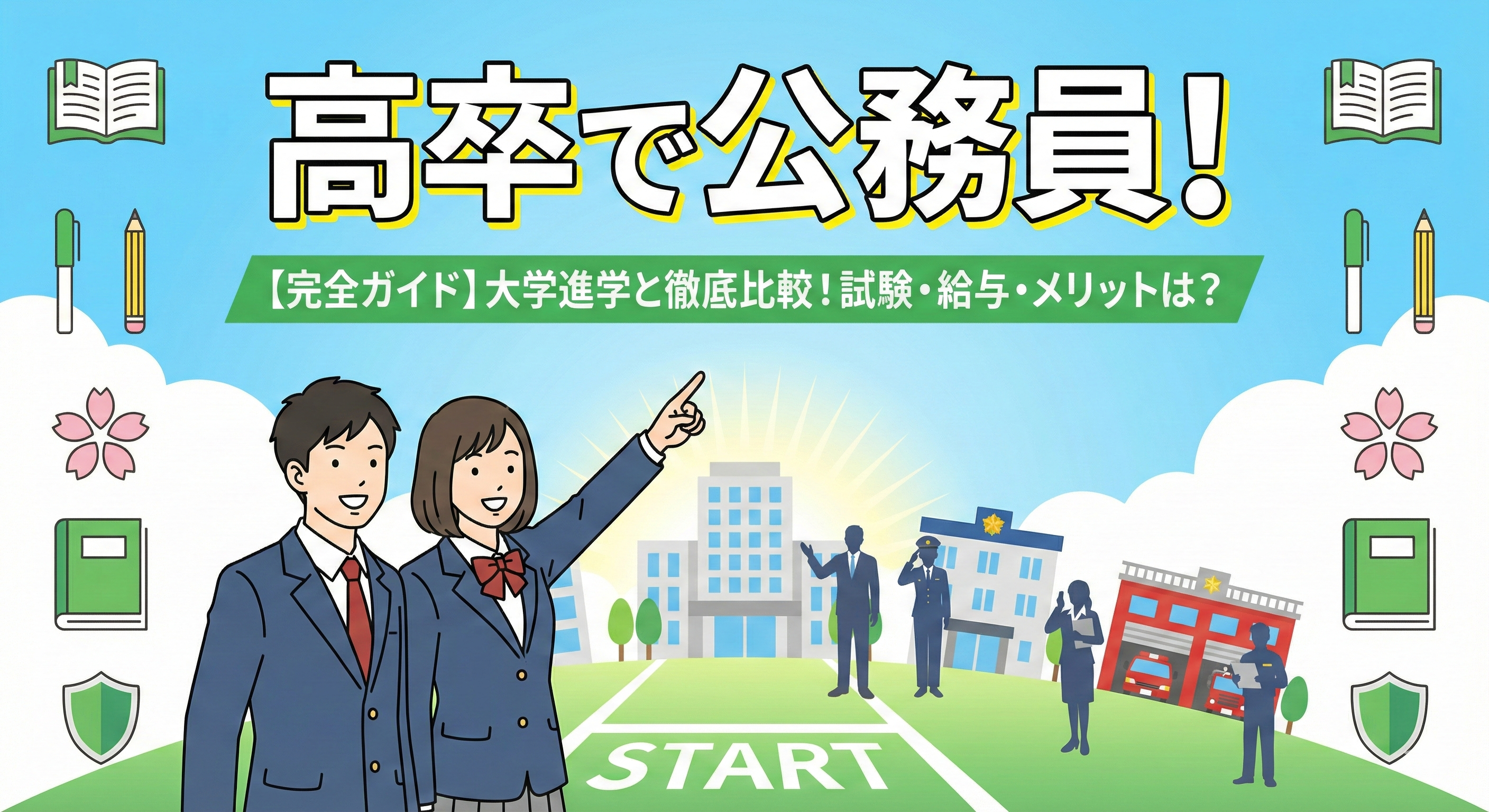 高卒で公務員になるには？【完全ガイド】